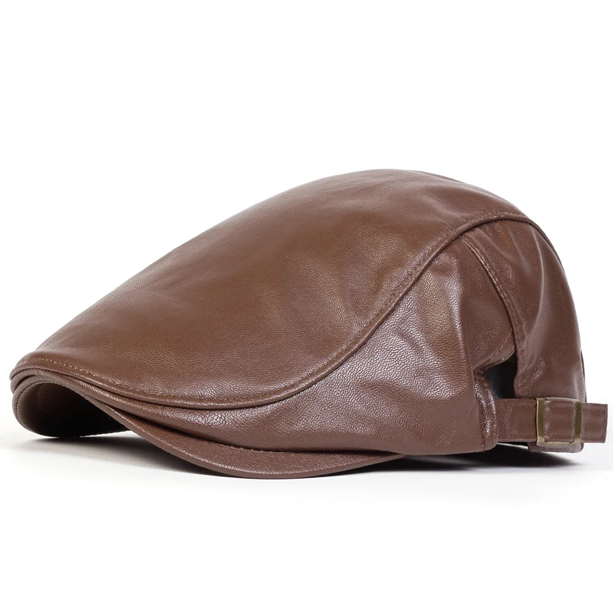 Casquette de conducteur en cuir